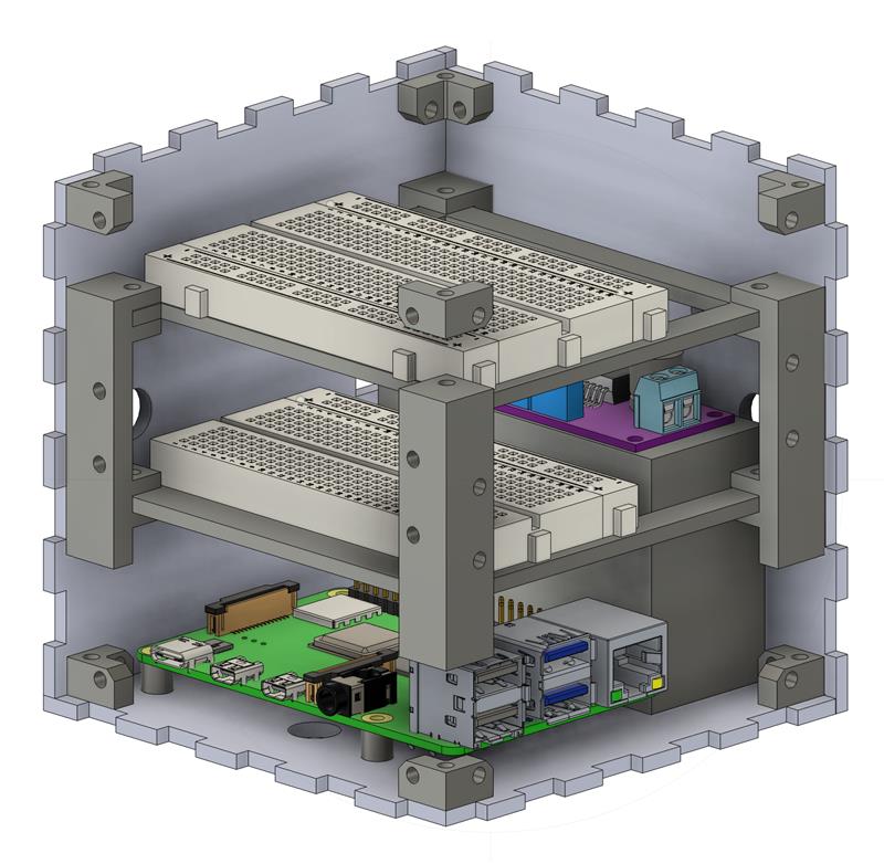 CubeSat CAD model